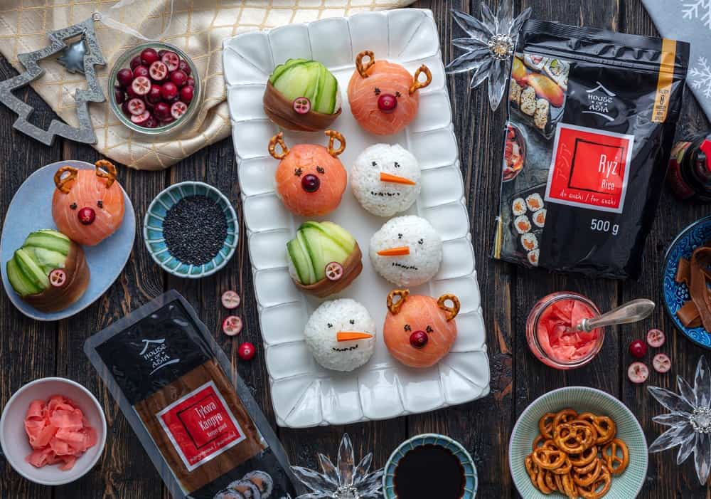 Jak zrobić świąteczne Temari sushi?