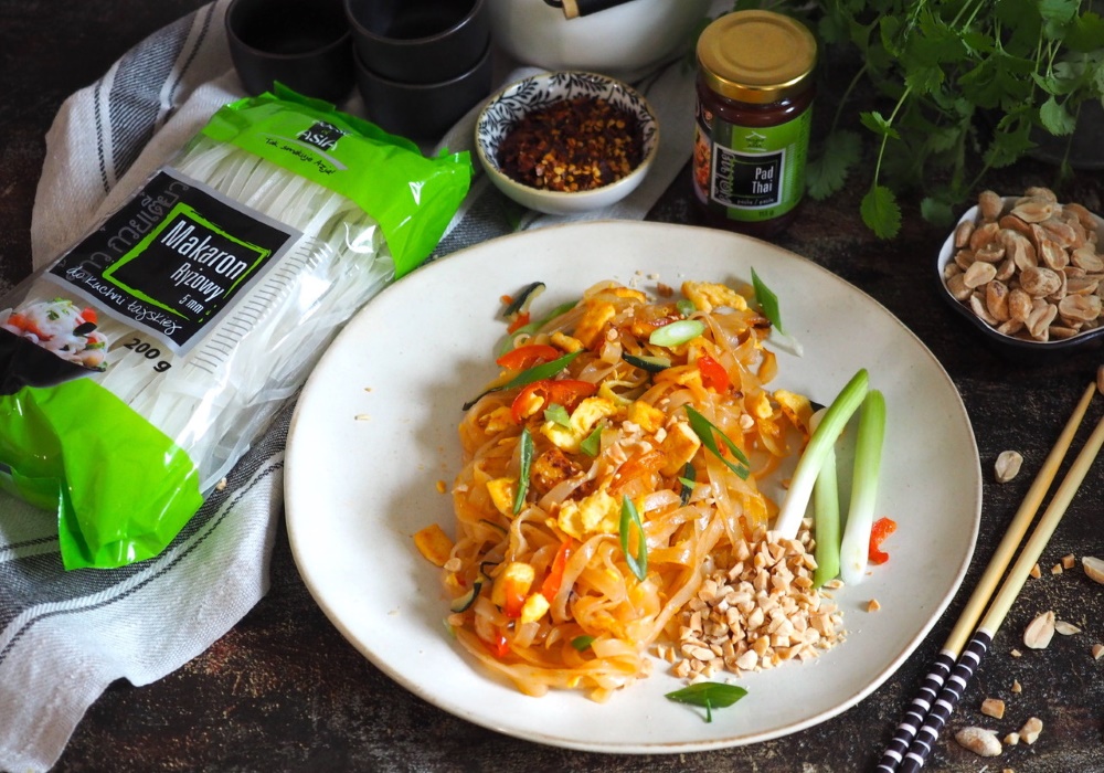 Pad Thai z tofu i jajkiem