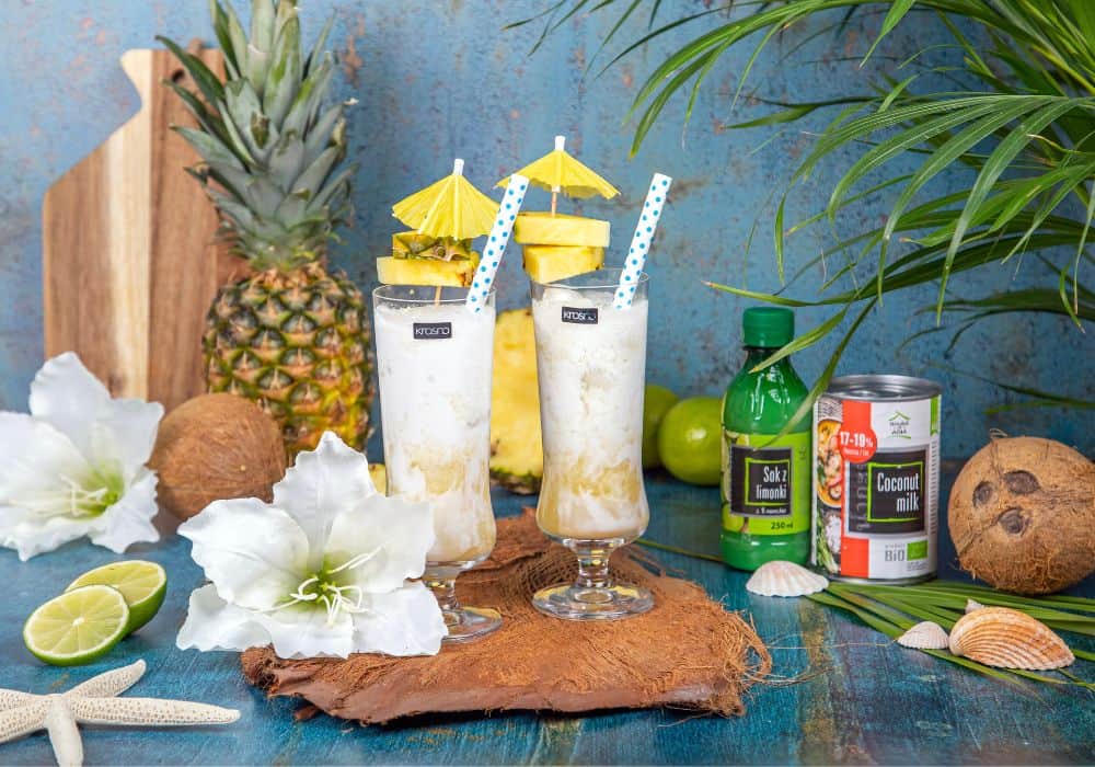 Pina Colada z mleczkiem kokosowym