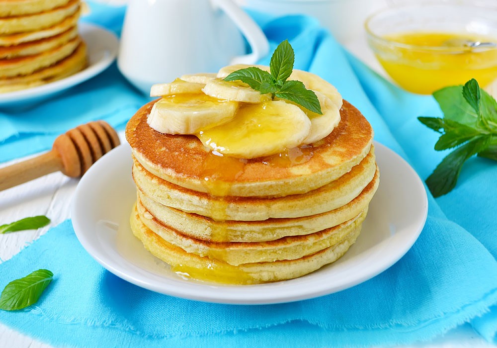 Racuchy z mleczkiem kokosowym i bananem