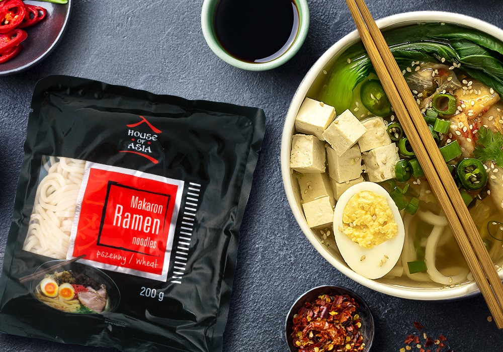 Ramen z tofu i Wakame