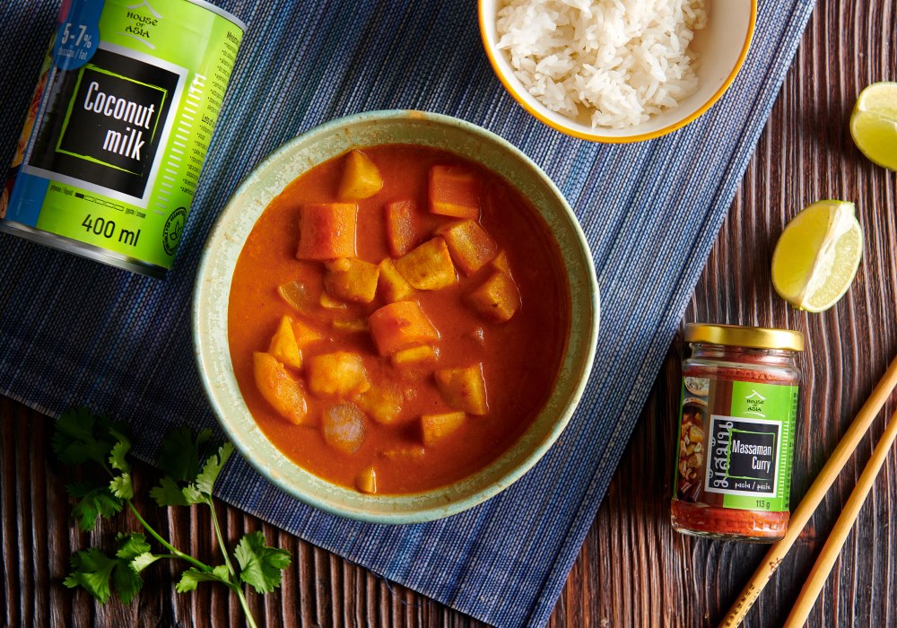 Przepis z produktem Pasta curry Massaman 50 g