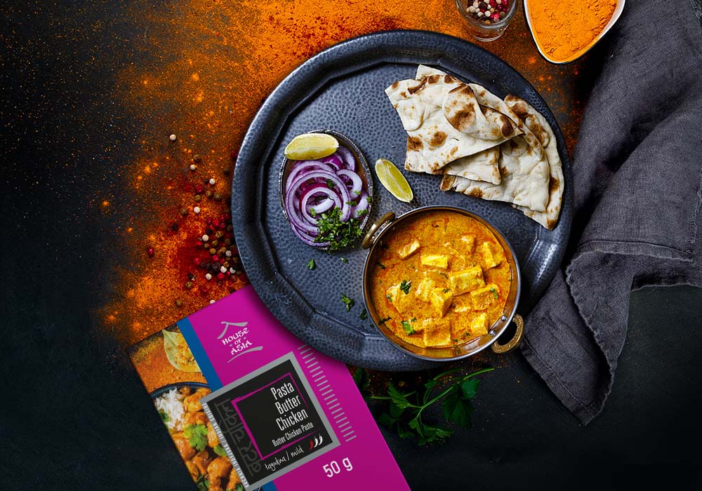 Wegański butter chicken z tofu