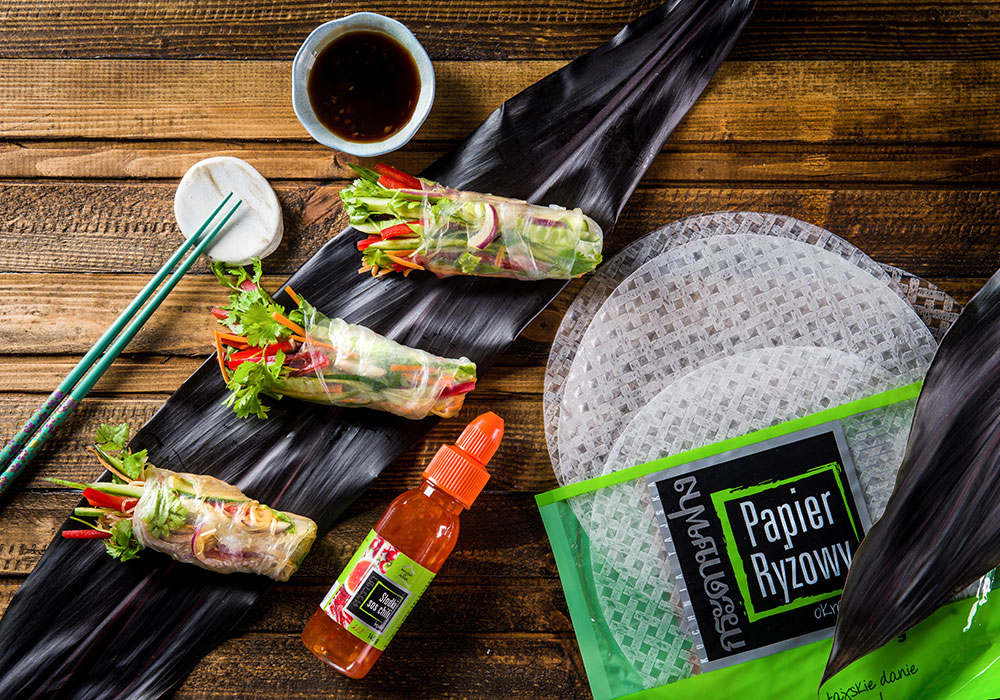 Wegetariańskie spring rolls