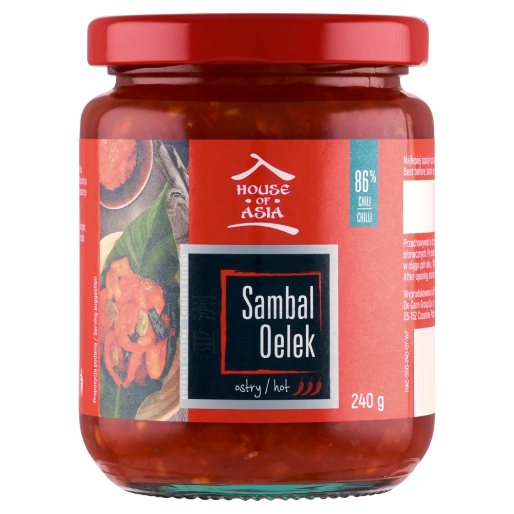 Sos chilli Sambal Oelek 240 g