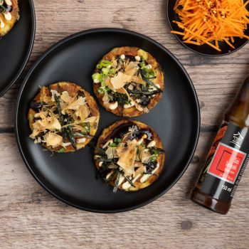 Mini okonomiyaki – japońskie placki z warzywami