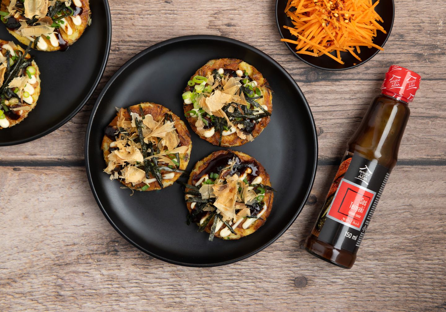 Mini okonomiyaki – japońskie placki z warzywami House of Asia